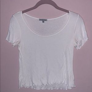 White crop top